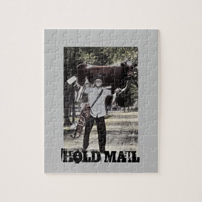 Puzzle Hold Mail fun travail cadeau de retraite antique m (Vertical)