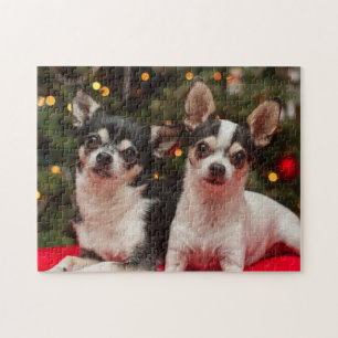 Puzzle Holiday Chihuahua's