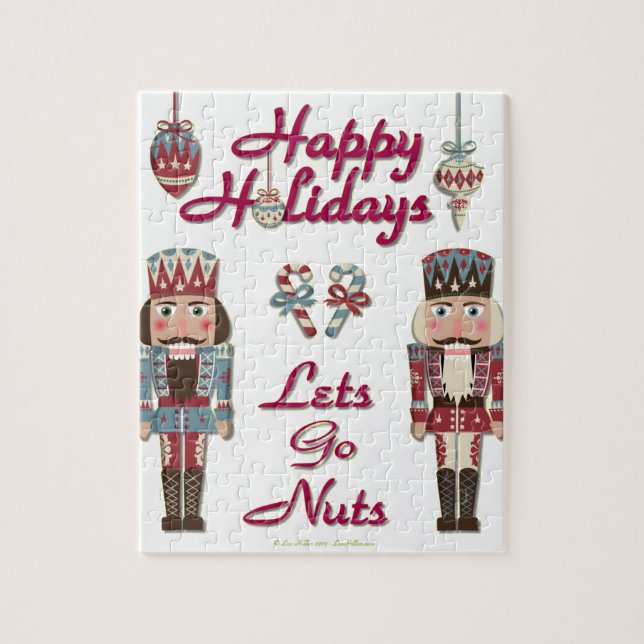 Puzzle Holiday Nutcracker (Vertical)
