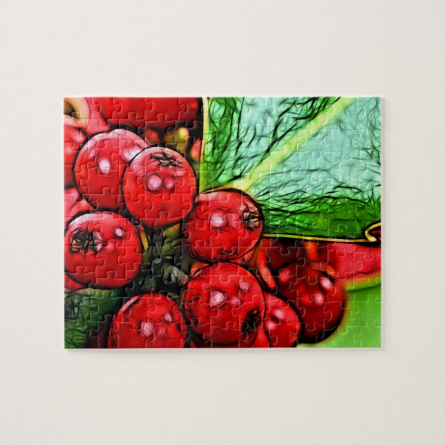 Puzzle Holly Berries 006 (Horizontal)