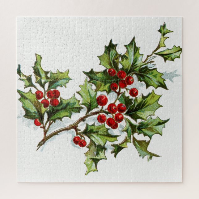 Puzzle HollyBerries 001 (Vertical)