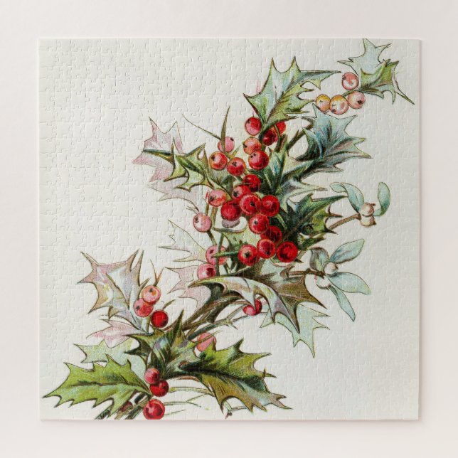 Puzzle HollyBerries 003 (Vertical)