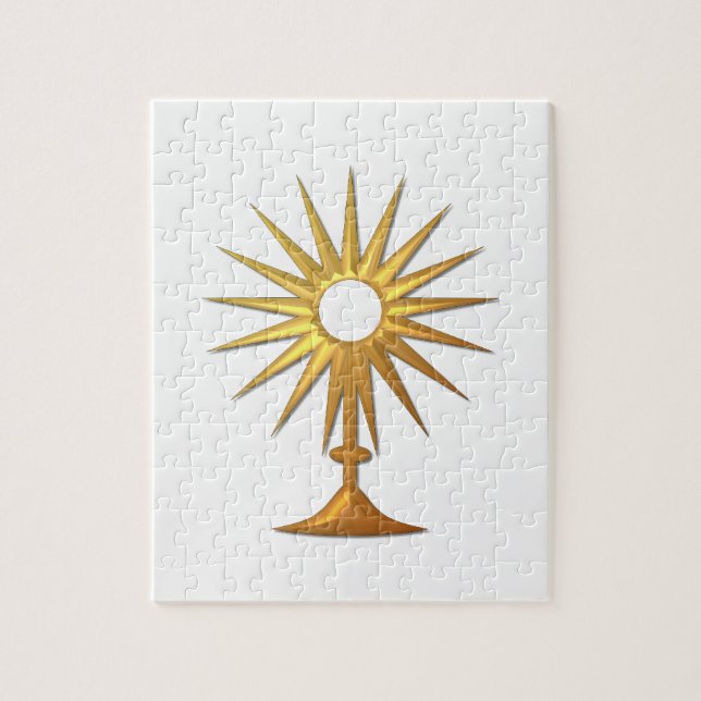 Puzzle Holy Eucharist en Monstrance dorée (Vertical)