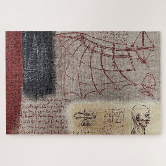 Puzzle Hommage à Léonard de Vinci (Horizontal)