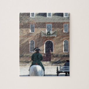 Puzzle Homme colonial de Williamsburg sur le cheval