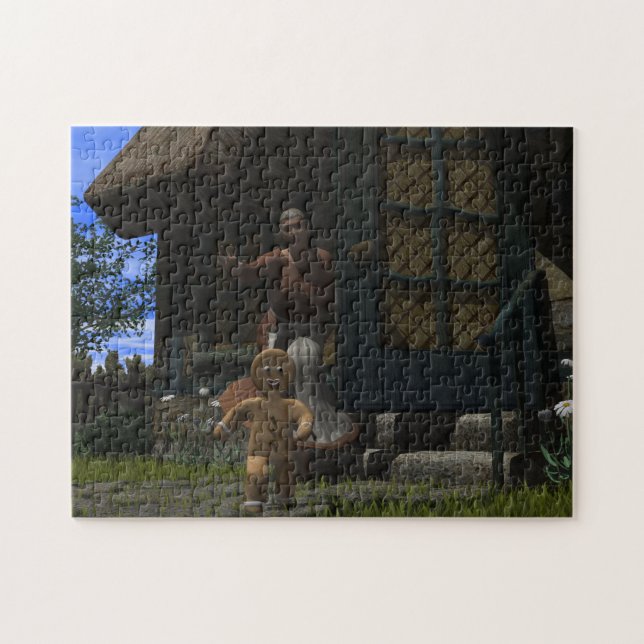 Puzzle Homme de pain d'épice (Horizontal)