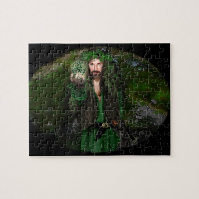 Puzzle Homme vert Triskel (Horizontal)