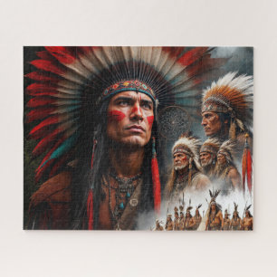 Puzzle Hommes Amérindiens
