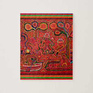 Puzzle Hommes indiens cunas à Cayucos