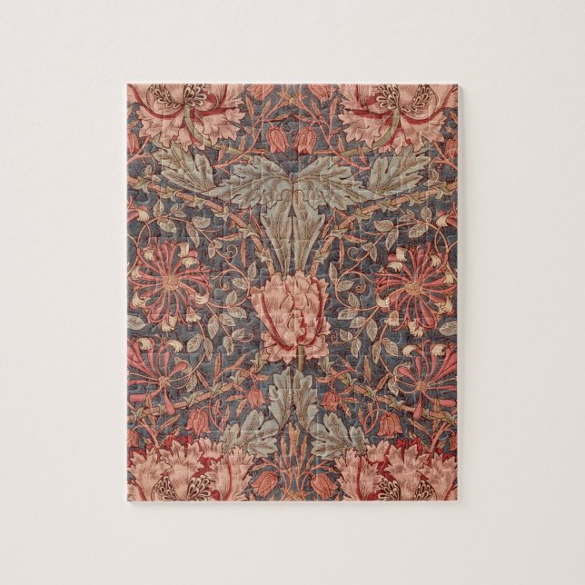 Puzzle Honeysuckle, modèle floral de William Morris (Vertical)