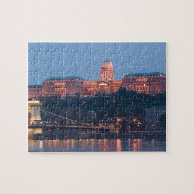 Puzzle HONGRIE, Budapest : Pont Szechenyi (à chaînes), (Horizontal)