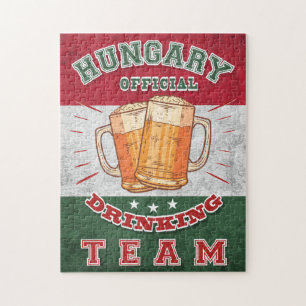 Puzzle Hongrie Équipe Officielle De Boissons. Bière amusa