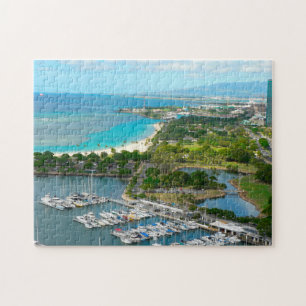 Puzzle Honolulu  Hawaï.