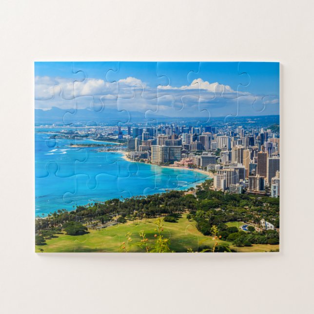 Puzzle Honolulu, Hawaii, Waikiki Beach (Horizontal)