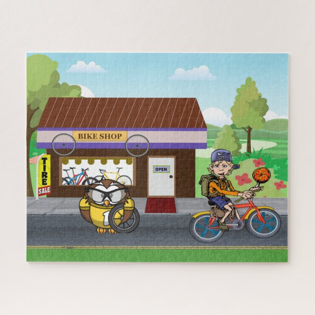 Puzzle Hootin' Cycles (Horizontal)