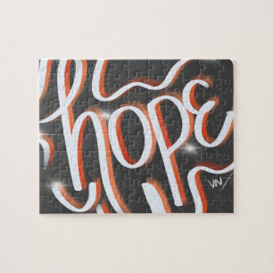 Puzzle Hope Faith Street Art Lettering Main