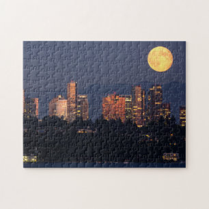 Puzzle Horizon de Bellevue depuis le lac Washington au cr