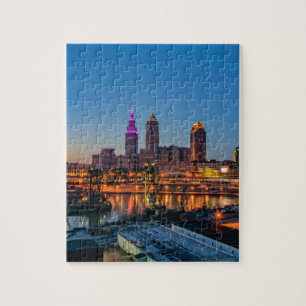 Puzzle Horizon de Cleveland au coucher du soleil