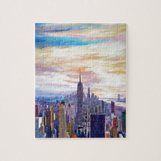 Puzzle Horizon de New York City Manhatta (Vertical)