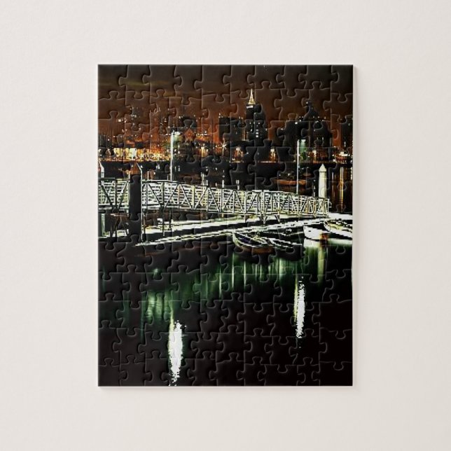 Puzzle Horizon de San Diego la nuit (Vertical)