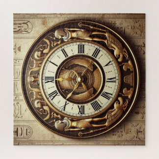 Puzzle Horloge ancienne des Arrière - plans égyptiens 006