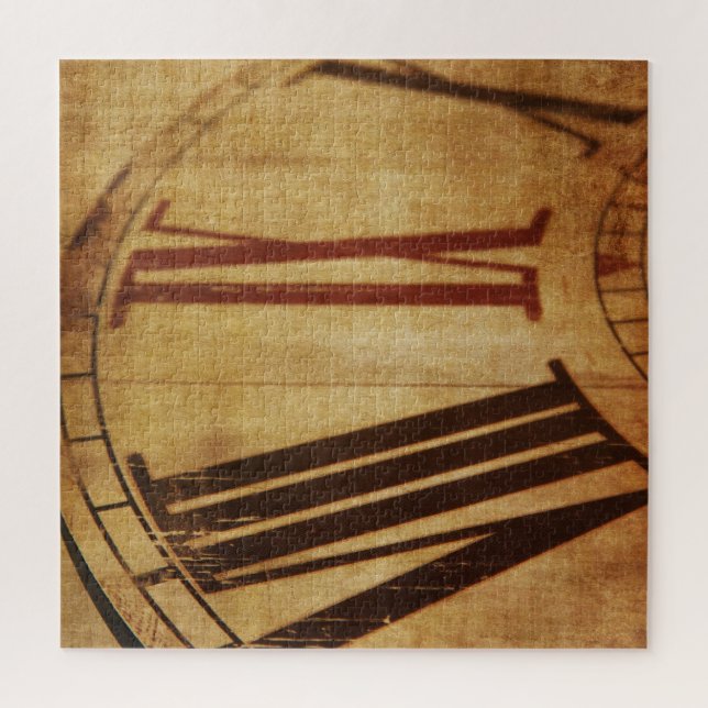 Puzzle Horloge vintage rétro (Vertical)