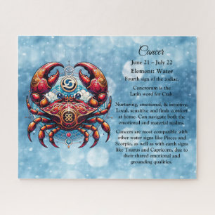 Puzzle Horoscope signe astrologique du cancer le crabe