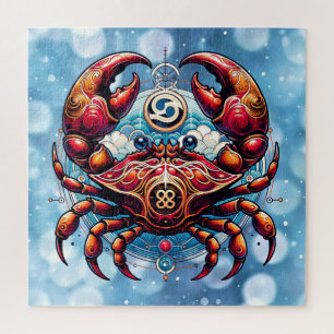 Puzzle Horoscope signe astrologique du cancer le crabe