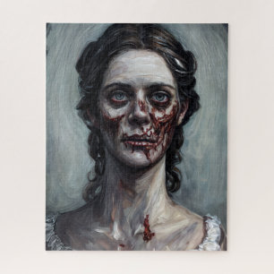 Puzzle Horreur gothique de femme Zombie