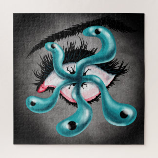 Puzzle Horreur oeil tentacle monstre goth bizarre