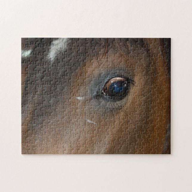 Puzzle Horse Love Closeup (Horizontal)