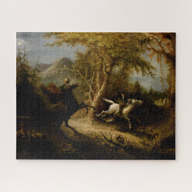 Puzzle Horseman sans tête Halloween légende Sleepy Hollow (Horizontal)