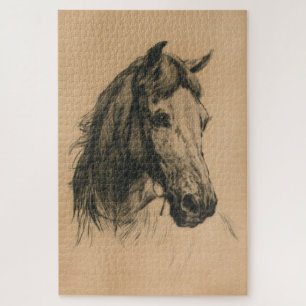 Puzzle Horse's Head (by Heywood Hardy)