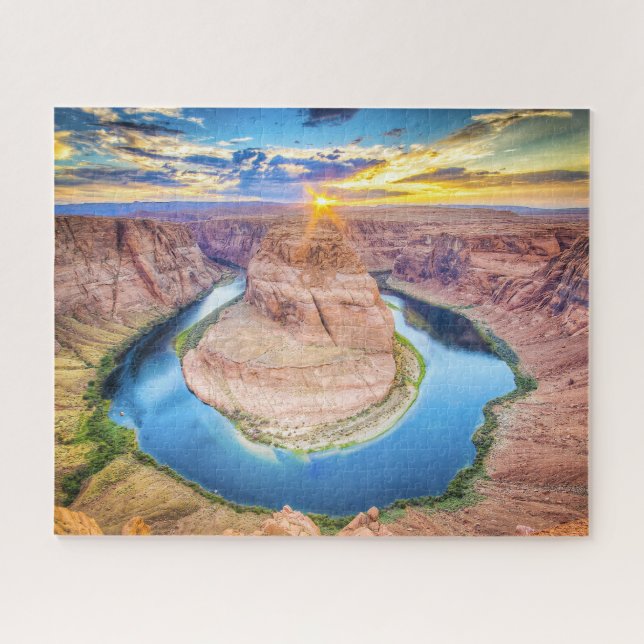 Puzzle Horseshoe Bend, Page, Arizona, États-Unis (Horizontal)