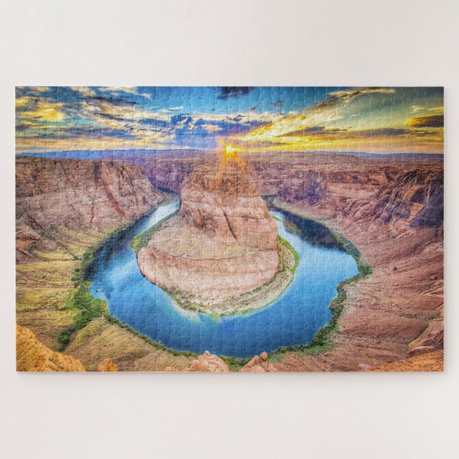 Puzzle Horseshoe Bend, Page, Arizona, USA (Horizontal)