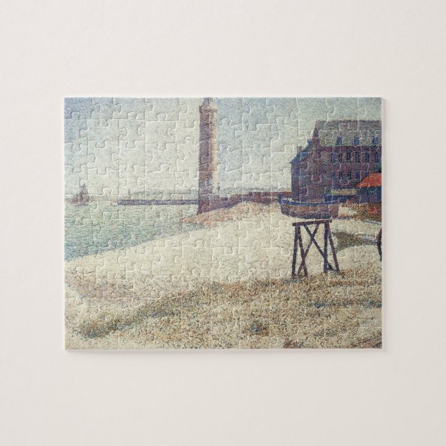 Puzzle Hospice et phare, Honfleur par Georges Seurat (Horizontal)