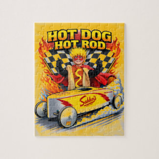 Puzzle Hot Dog Hot Rod