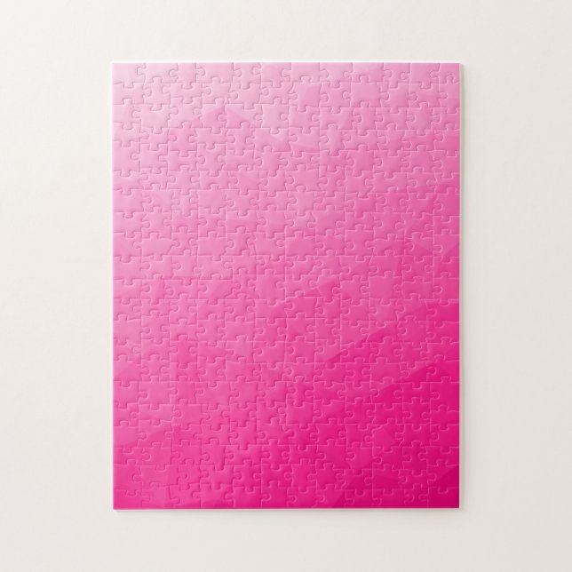 Puzzle Hot pink gradient geometric mesh pattern (Vertical)
