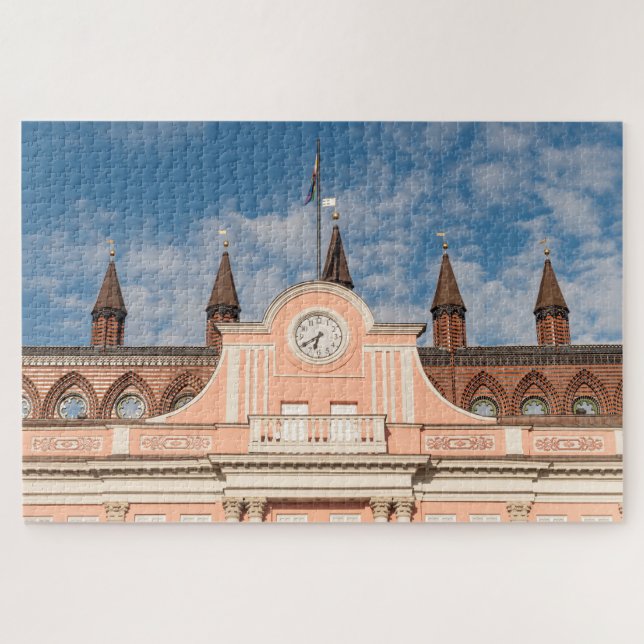Puzzle Hôtel de ville de Rostock (Horizontal)