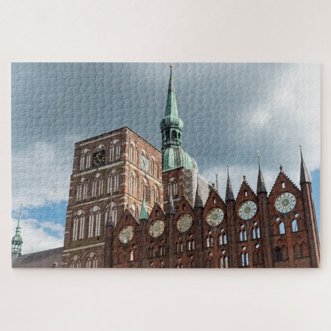 Puzzle Hôtel de ville de Stralsund (Horizontal)
