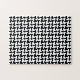 Puzzle Houndstooth noir et blanc par Shirley Taylor