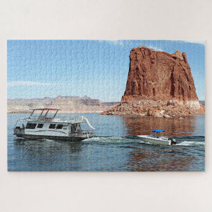 Puzzle Houseboat, Lac Powell, Arizona
