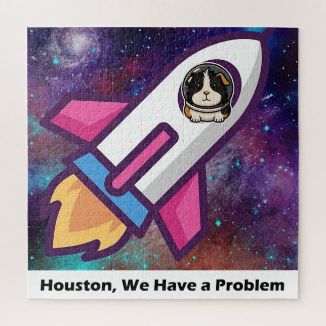 Puzzle Houston On a un problème Cobaye Vaisseau spatial E (Vertical)