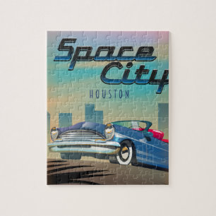Puzzle Houston, ville de l'espace