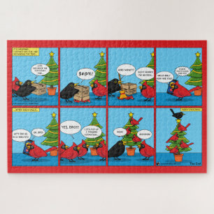 Puzzle How to Decorate a Christmas Tree Comic