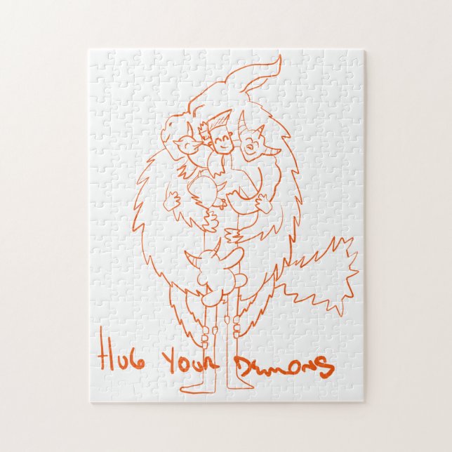 Puzzle Hug Your Demons (Vertical)