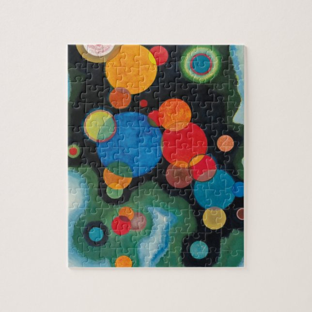 Puzzle Huile Abstraite de Kandinsky Deepened Impulse sur  (Vertical)
