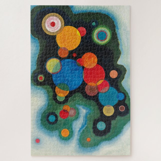 Puzzle Huile Abstraite de Kandinsky Deepened Impulse sur  (Vertical)