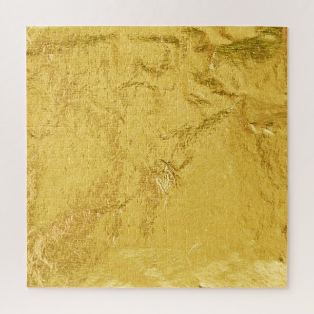 Puzzle Huile d'or : Texture Abstraite brillante (Vertical)