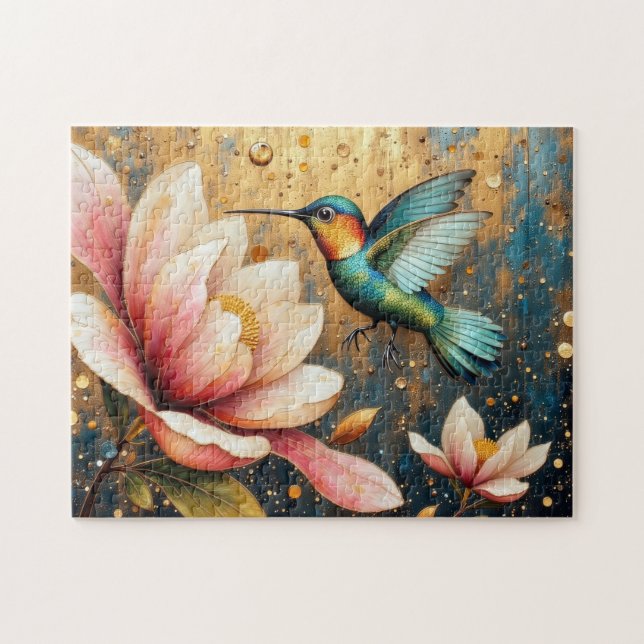 Puzzle Hummingbird Art (Horizontal)